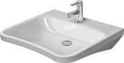 Umywalka DURAVIT DURASTYLE VITAL MED 65x57cm, dla niepełnosprawnych, bez otworu, bez przelewu, biała 2330650070