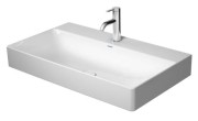 Umywalka DURAVIT DURASQUARE 80x47cm, bez przelewu, WonderGliss, biała 23538000411