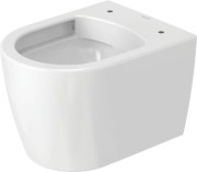 Miska wisząca DURAVIT ME BY STARCK COMPACT rimless, HygieneGlaze, biała 2530092000