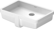 Umywalka blatowa DURAVIT VERO 48,5x31,5cm, bez otworu, WonderGliss, biała 03304800001