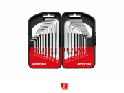 Klucze imbusowe + torx LOGO TOOLS SUPER-EGO 18sztuk 12.SE81