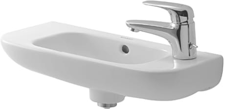 Umywalka DURAVIT D-CODE 50x22cm otw. z prawej strony, biała 07065000082