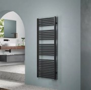 Grzejnik łazienkowy IRSAP QUADRE 87x53cm, moc 453W, czarny QSS053B30IR05NNN