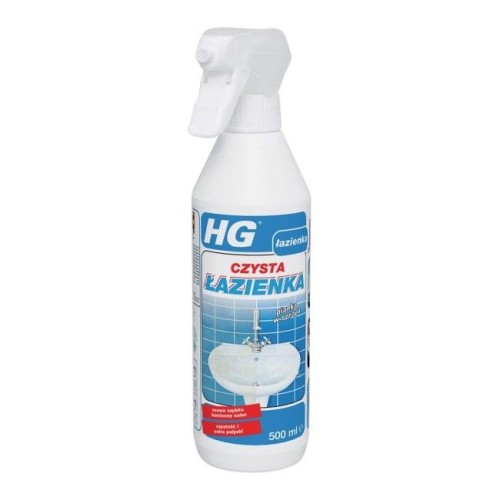 Pianka w sprayu HG Czysta Łazienka POTRÓJNA MOC 500 ml  do usuwania osadu wapiennego 500 ml 605050129