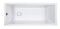 Wanna prostokątna SANPLAST SPACE LINE WPsp/SPACE 170x75cm, ze strefą prysznica, ze stelażem, biała 610100018001000