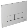 Przycisk spłukujacy IDEAL STANDARD W3708 3/6L, prostokątny, chrom Stelaż podtynkowy do WC IDEAL STANDARD 110x35cm W3708A