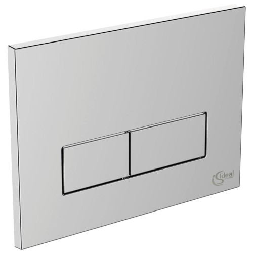 Przycisk spłukujacy IDEAL STANDARD W3708 3/6L, prostokątny, chrom Stelaż podtynkowy do WC IDEAL STANDARD 110x35cm W3708A