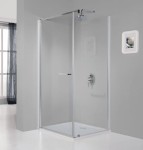 Kabina prysznicowa kwadratowa SANPLAST PRESTIGE III KNDJ/PRIII 90cm szkło W0, srebrny matowy 600073004039401