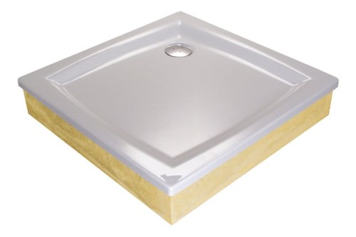 Brodzik kwadratowy RAVAK PERSEUS EX 80x3,5cm biały A024401310