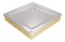 Brodzik kwadratowy RAVAK PERSEUS EX 80x3,5cm biały A024401310