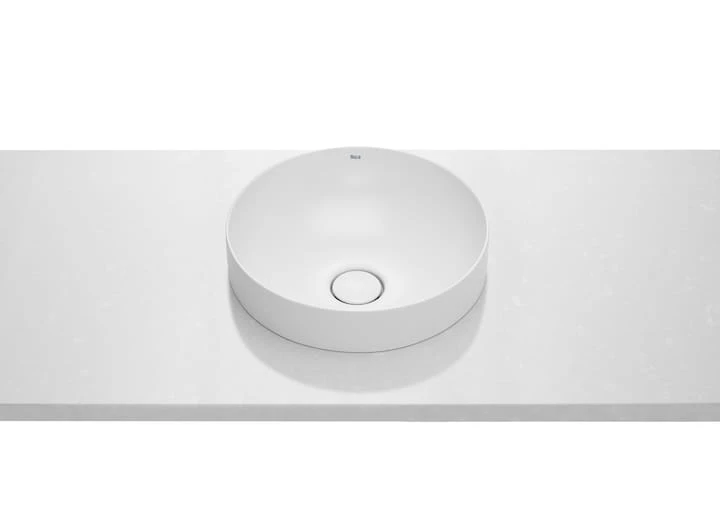 Umywalka blatowa ROCA INSPIRA Round 37cm, okrągła, biała A32752R000