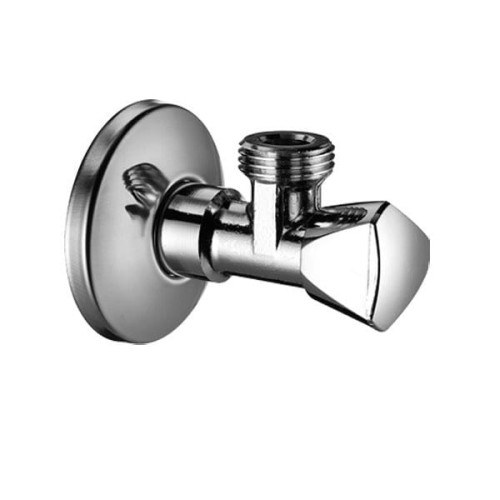 Zawór SCHELL SANLAND grzybkowy 1/2 x 1/2 kątowy chrom ( spłuczka ) 970370000