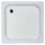 Brodzik kwadratowy SANPLAST CLASSIC 70x70x15cm, akrylowy, biały 615010001001000