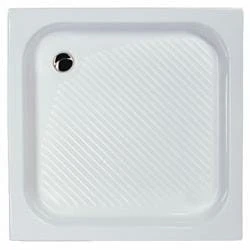 Brodzik kwadratowy SANPLAST CLASSIC 70x70x15cm, akrylowy, biały 615010001001000