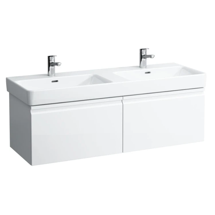 Umywalka LAUFEN PRO S 130x46cm, podwójna, biała H8149680001041