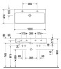 Umywalka DURAVIT VERO 100x47cm dwuotworowa, szlifowana, biała 0454100026