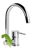 Bateria kuchenna podokienna DEANTE ASTER, ze składaną wylewką chrom BCA 061M