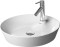 Umywalka nablatowa DURAVIT CAPE COD fi48cm, okrągła, z wyspą na baterię, biała 2328480000