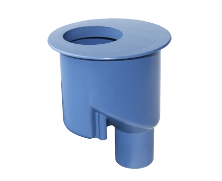 Kolano odpływowe (syfon) TECE DRAINLINE 90mm, 1.3l/s z syfonem pionowym 650003