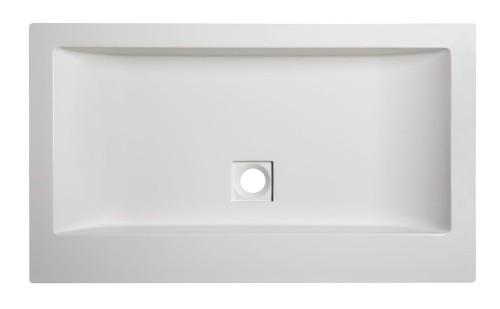 Umywalka nablatowa SANPLAST FREE MINERAL Unb-M/FREE 60x47x10cm, bez otworu, bez przelewu, biała 640290030001000