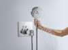 Bateria natryskowa HANSGROHE SHOWERSELECT dla 2 odbiorników, termostatyczna, z wyjściem na wąż i uchwytem, chrom 15765000