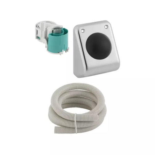 Przycisk spłukujący GEBERIT pneumatyczny, ścienny, nożny, stal nierdzewna 115.918.00.1