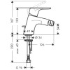 Bateria bidetowa HANSGROHE FOCUS E2 chrom 31920000