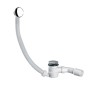 Przelew (syfon) wannowy McALPINE click-clack, z przelewem, chrom HC2600CL