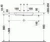 Umywalka DURAVIT 2ND FLOOR 58x41,5cm, biała 0317580029