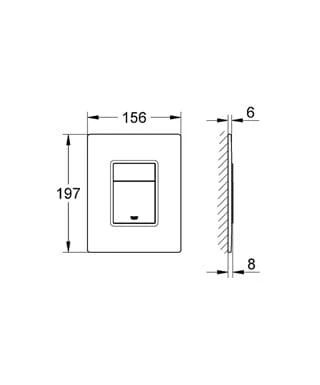 Przycisk-spłukujący-GROHE-SKATE-COSMOPOLITAN-3-6-L-z-stop-szkło-białe-chrom-satin-da-vinci-38845MF0
