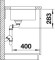 Zlewozmywak stalowy BLANCO SUPRA 500-U 53x43 cm, bez korka aut., stal szczotkowana 518205