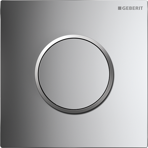 Przycisk spłukujący GEBERIT SIGMA 10 do pisuaru chrom / chrom mat 116.015.KH.1