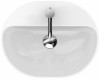 Umywalka nablatowa KOŁO VARIFORM 50cm eliptyczna, biała 500.775.01.6