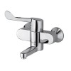 Bateria umywalkowa KLUDI Medi-Care lekarska, ścienna, chrom 349220524
