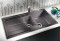 Zlewozmywak granitowy BLANCO METRA 6 S 100x50 cm, bez korka aut., antracyt, PuraDur 513230