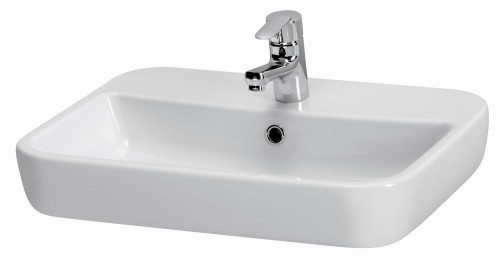 Umywalka nablatowa CERSANIT CASPIA SQUARE 60cm K11-0095