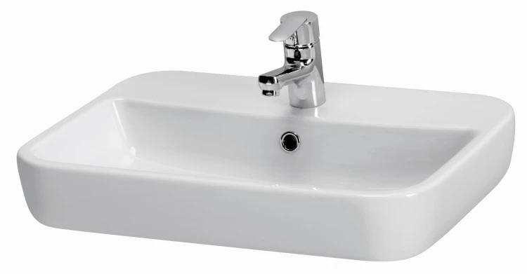 Umywalka nablatowa CERSANIT CASPIA SQUARE 60cm K11-0095