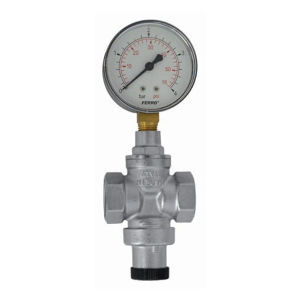 Reduktor ciśnienia wody BASE 3/4 16bar/1-4bar z manometrem C023302002