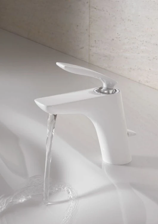 Bateria umywalkowa KLUDI BALANCE WHITE biała / chrom 520239175