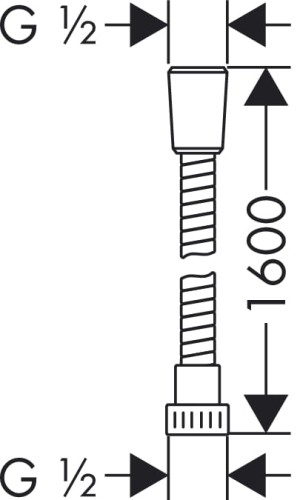 Wąż natryskowy HANSGROHE METAFLEX C 125cm 28262000