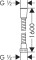 Wąż natryskowy HANSGROHE METAFLEX C 125cm 28262000