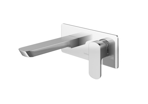 Bateria umywalkowa KOHLMAN FOXAL podtynkowa 17cm; 1 rozeta chrom QW185F