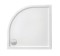 Brodzik półokrągły ROCA MALAGA FLAT 80x4cm, biały A276257000