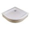 Brodzik półokrągły RAVAK RONDA EX 80x9cm biały A204001320