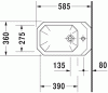 Bidet wiszący DURAVIT 1930 biały 0266100000