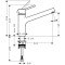Bateria kuchenna HANSGROHE TALIS S chrom 32851000
