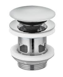 Korek umywalkowy "Click-Clack" z przelewem, chrom KLUDI 104240500