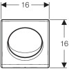 Pneumatyczny zawór GEBERIT BASIC do pisuaru chrom mat 115.820.46.5