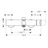 Bateria wannowa AXOR CITTERIO M chrom 34420000