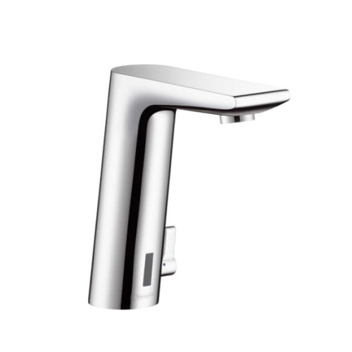 Bateria umywalkowa HANSGROHE METRIS S elektroniczna, 6V, z mieszaczem, chrom 31100000